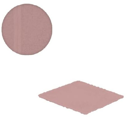 EXKLUSIV HEIMTEXTIL Handtuch, Duschtuch, Badetuch, Saunatuch, Gästehandtuch, Waschhandschuh,500g/m² Seiftuch 30 x 30 cm Rosa