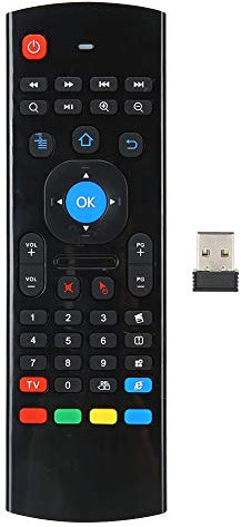 Telecomando, Telecomando a Infrarossi Wireless Air Fly Mouse 2.4G con Giroscopio a 6 Assi e Sensore G per Computer/TV/proiettore/Console di Gioco/Lettore HD