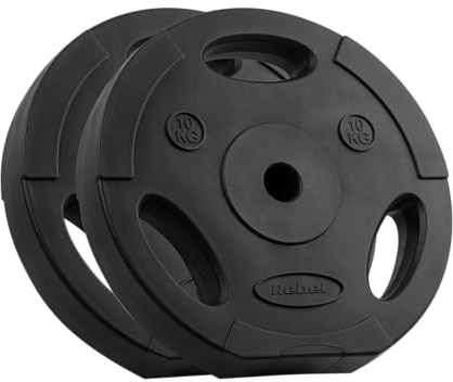 Rebel bitumen last set 2 x 10 kg hål 31 mm hållare tallrik RBA-2123