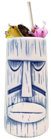 VB VIN BOUQUET FIK 1405 Bicchiere Tiki C da 550 ml, design esotico per cocktail, ideale per feste e riunioni a tema
