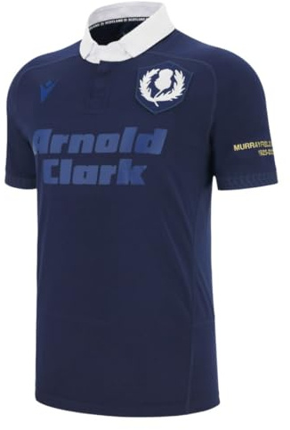 Murrayfield - Camiseta de rugby Escocia réplica adulto, 100, azul, 3XL