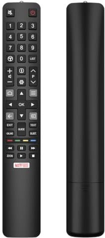 Ersättnings-TCL Thomson fjärrkontroll RC802N, fjärrkontroll för TCL fjärrkontroll Smart TV 32ES560 40ES560 U50P6146 U55C7006 U65X9026 U70C7026 (1)