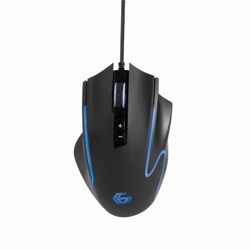 GMB GAMING Mouse da gioco USB con retroilluminazione RGB a 8 tasti, marca