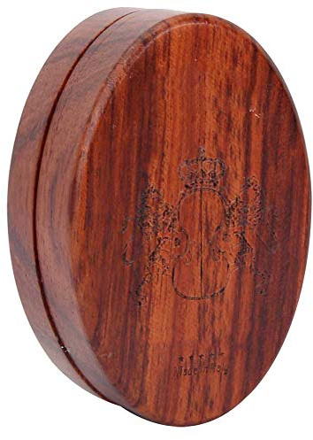 Kolofonium Violin Viola Cello Professionell Kolofonium med Träfodral Rengöringsverktyg för Musikinstrument (oval låda)