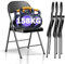 Asdsed Klappstühle 4er Set, Klappstuhl Gepolstert bis 158KG Tragfähigkeit, Klappstühle Metall mit Starker Stahlrahmen, Klappsessel für Küche, Esszimmer, Innen- und Außen