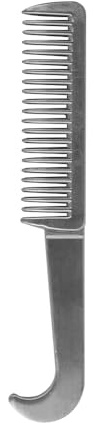 Namvo Aluminum Alloy Horse Comb, Mane and Tail Comb, Horse Grooming Tool, Cattle Comb for Removing Loose Undercoat Knots