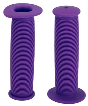 TUCKBOLD Bike Handlebar Grips Covers 110mm Long Soft | Bicycle End Grips Protector Purple 1 Pair