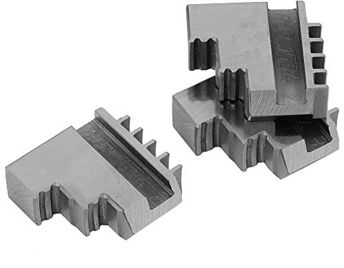 3 Piezas de Torno de Metal con Mandril de Morzada Exterior, Herramienta Autocentrante de 3 Pares de Garras para Tornos K11, Sanou K11 80