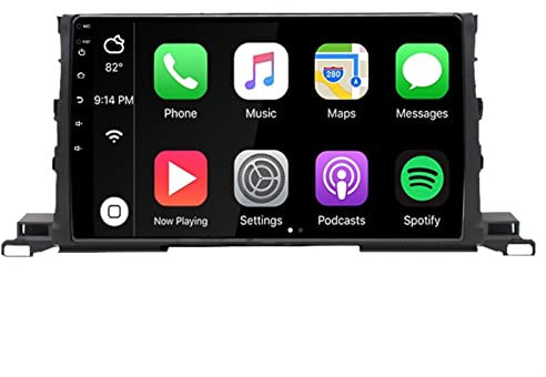 JINFOLI Autoradio 2Din GPS Stereo Octa Core WIFI 4G 64G DSP Android 10 Lettore multimediale for auto Adatto, for Toyota, Highlander 3 XU50 2013-2020 Impianto audio stereo per auto(2GB 32GB WIFI)