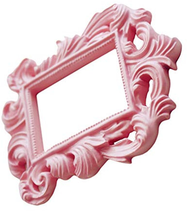 Cornice da parete rettangolare vintage barocca rosa decorazione per la casa foto di nozze Prop