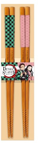 SAKAMI – Demon Slayer: Kimetsu no Yaiba – Tanjiro & Nezuko – ätpinnar, Chopstick set
