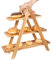 Alzata Per Torte In Legno - Vassoio Rustico A 3 Livelli Per Dolci, Supporto Per Frutta E Dessert | Espositore In Legno Per Panini, Piatti Rettangolari Per Servire Biscotti, Alzata Per Ciambelle, Piatt