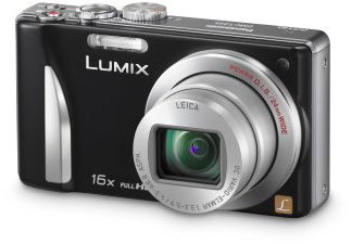 Panasonic DMC-TZ25 Compact Camera - Black (12.1MP, 16x Optical Zoom) 3 inch LCD (Renewed)