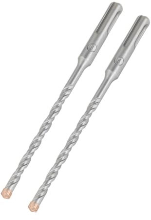 Hilpaty Broca SDS Plus para Hormigon 6x160mmx2, Professional Brocas Martillo con 4 Filos de Corte - Para Hacer Agujeros en el Hormigón, Piedra, Granito, Ladrillo, Mampostería