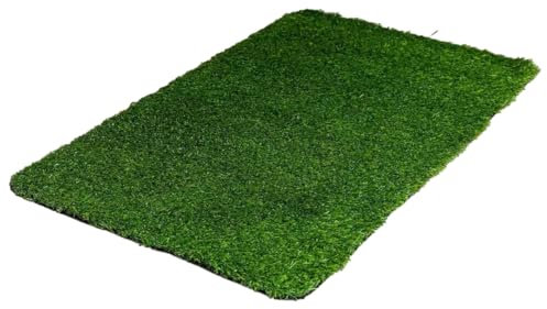 Pet Rebellion Toilet Turf | Puppy Toilet Training Pad, Ideal for Patios/ Roof Terraces/ Balconies | Non-Slip, Easy to Clean, Fake Grass Astroturf for Dogs | Size 67 x 100 cm