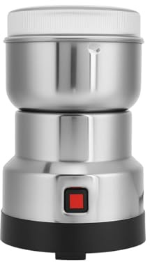 Molino Eléctrico Comercial Para Granos De 550 W - Cuchilla De Acero Inoxidable De Alta Resistencia, Para Granos De Café, Especias, Pimienta, Frutos Secos - Capacidad De 150 G Con Motor De Cobre