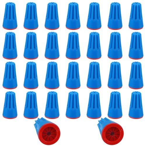 Waterproof Wire Nuts 30 Pcs Electrical Cable Terminal Twist Nuts Cap For Sprinkler Wire Connectors Weatherproof Wire Nuts Outdoor Seal Twist Nuts Splice Kit For Outdoor Landscape Lighting 22awg-14awg