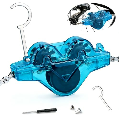 KERYBW Limpiador de cadenas de bicicleta, limpiador de cadenas de bicicleta, limpiador de cadenas de bicicleta, limpiador de cadenas de bicicleta, limpieza manos libres para bicicleta de montaña y