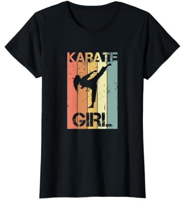 Karate Girl Women's Children's Karate Suit for Karate Kids Value Graphic T-Shirt, Women, Black, L
