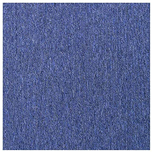 20PCS Carpet Tiles 5m2 Box Heavy Duty Carpet Floor Tiles Non-Slip Interior Floor Tiles 50X50cm for Flooring Home Office Living Room Bedroom Commercial Apartment (Blue)