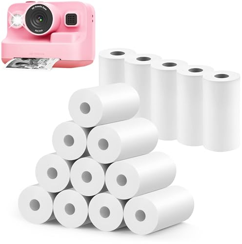MIARALA 15 Rolls Instant Camera Refill Print Paper, HD Print Camera Paper Refill for Most Kids Instant Camera, Compatible with ESOXOFFORE/Dylanto/DUDUDRAGON/Cimizi Instant Camera, BPS/BPA-Free