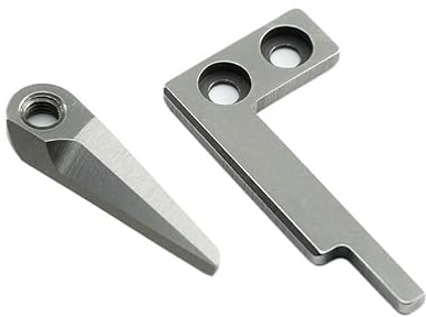 1 set 20719003 20719004 Rörlig fast kniv for JACK C4 C5 overlock symaskiner(JACK C4 Knife)