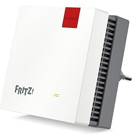 FRITZ!Mesh Wi-Fi Extender 1600 Edition International, Ripetitore/Wi-Fi 6 extender Dual Band con 2.400 Mbit/s (5 GHz) & 600 Mbit/s (2,4 GHz), Mesh, Access Point, 1x Gigabit LAN, Interfaccia in italiano