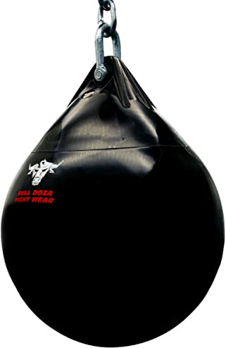 Bull Doza Fight Wear Sacco da boxe ad acqua - Resistente - Impermeabile - Tre dimensioni (M (40cm) 33kg)