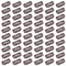 Haarverlängerung Clips Perückenclips U Form Haar Extensions Klips Zubehör für Feste Perücken Frauen Männer 60 Stück Dunkelbraun
