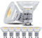DEIFUA GU10 LED Lampe Warmweiss 3000K 3.5W 385 Lumen Ersetzt 50W Halogen Leuchtmittel, 6er Pack, Nicht Dimmbar warmweiß Reflektorlampen, Flimmerfrei Strahler, Abstrahlwinkel 360° Birnen, 38° Spot