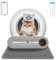 Selbstreinigende Katzentoilette Elektrisch Cat Litter Box Self Cleaning Automatisches Katzenklo XXL mit APP Elektrisches Katzenklo Geschlossen für Große Katzen (Type A)