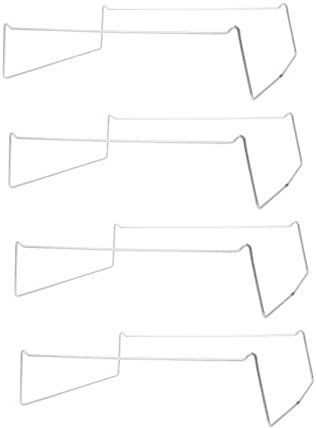 CIYODO 4pièces Support De Grillade Acier Pour Poisson Accessoire De Bbq Pratique Pour Camping Et Pique-