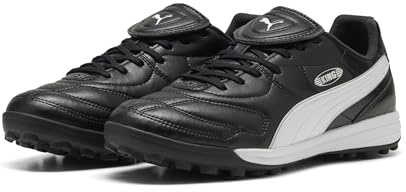 PUMA Scarpe da Calcio Unisex King Liga TT, Puma Black Puma White Puma Silver, 42 EU
