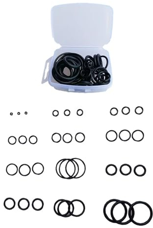 36PCS Black Diving Sport Seal Ring Dive Horse Tank Valve Regulator Seal Ring Rubber Scuba Diving Sealing Ring