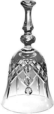 Barski - European Quality Glass - Hand Cut - Cut Crystal - Bell - 6.25 H - Made in Europe