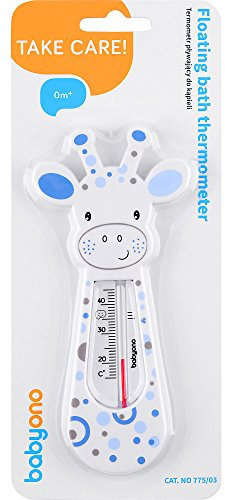 Babyono Schwimmendes Badethermometer(Weiß/Blau)