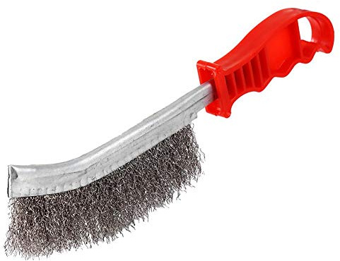 Cepillo de Alambre de Acero Inoxidable para Limpieza de Superficies, Eliminación de Óxido y Pintura, Suitable for Fregaderos, Duchas, Cocinas, Baños, Tuberías, Motores