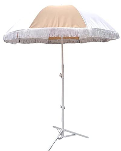 Bärbart Trädgårdsparaply, 1,6m/5,2ft Litet Utomhusparaply, Runt Marknadsparaply, UV-skydd,med Bärväska