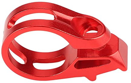 OKJHFD Fahrradzubehör, Fahrradschalthebel-Triggerklemme, rutschfestes, verschleißfestes Fahrradzubehör aus Aluminiumlegierung für X7 X9 X0 XX XO1 XX1 (Red)