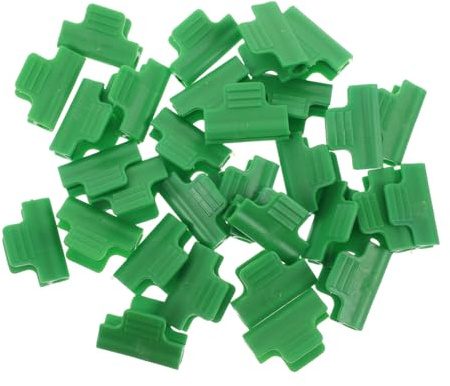 Gogogmee 30 piezas Clips para Invernadero Pack Unidades Pinzas de Plástico Resistentes para Fijación de Película y Malla de Sombra Accesorios Duraderos para Jardín y Vegetal