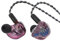 Linsoul Kiwi Ears Forteza In Ear Monitor 1BA + 2DD Cuffie HiFi con Cavo, Cuffie da Gioco Hybrid Driver IEM Earphones Cuffie con Cavo IEM rimovibile per Musicisti e Giocatori (Viola)