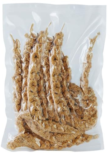 Uqezagpa Jouet à mâcher pour petit animal - Jouet à mâcher pour oiseaux et perroquets - Naturel - Comestible