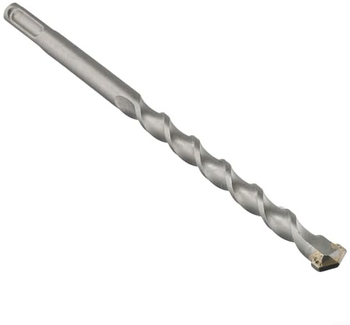 Zilimontt Broca de acero de carburo para mampostería para vástago, 200 mm de longitud, compatible con hormigón, ladrillo, piedra, 1 paquete (13 mm)