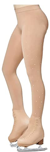 PARADICE WORLD BY SKATER FOR SKATERS Collant Couvre-Patin pour Le Patinage Artistique. Design Small Stars. Strass de qualité AAA+