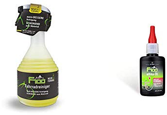 Dr. Wack - F100 Fahrradreiniger – NEUE FORMEL 750 ml I Premium Reinigung für das komplette Fahrrad I Hochwertige Fahrradpflege – Made in Germany & F100 eBike-Öl – Tropfflasche I 50 ml