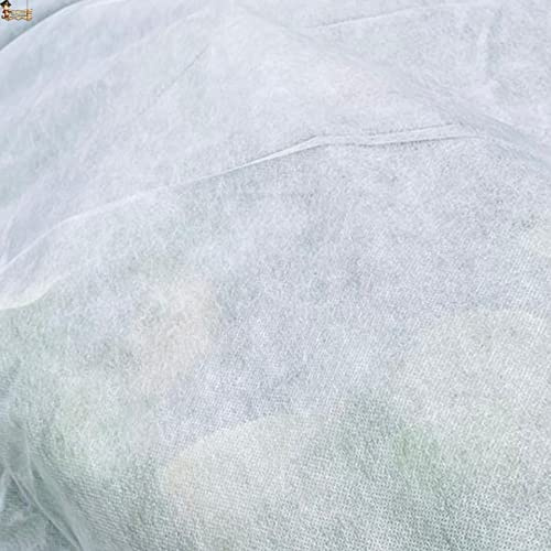 BricoLoco.com Manta de Malla térmica antiheladas para Plantas, Cultivos, huerto, jardín. Tela Tejido geotextil Invernal protección contra heladas, frío, Escarcha. 17 grs./m2. (3,2 x 25 MTS.)
