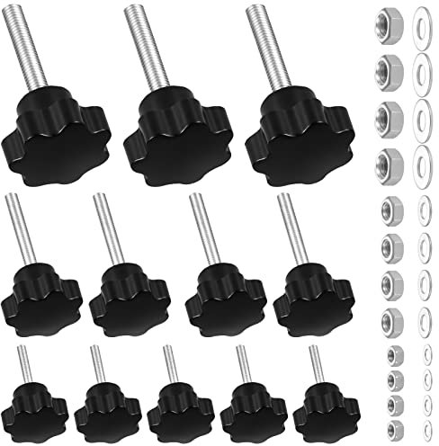 Knpwer M4 M6 M8 M8 3 tamaños perilla de apriete rosca interna tuerca de sujeción 30 unidades