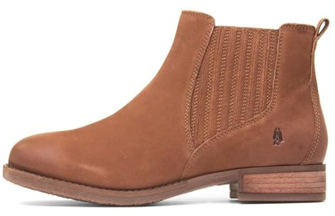 Hush Puppies Women's Edith Ankle Boot, Tan, 5 UK