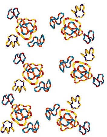 PNJB, New Fidget Twister, Textured Twister, Hand Toys, Stress Relief Wrap Fidget Toy, Relax Toys Fidget, Twisted Stressbuster Fidget Toy, Toys for Kids and Adults, (24 PCs)