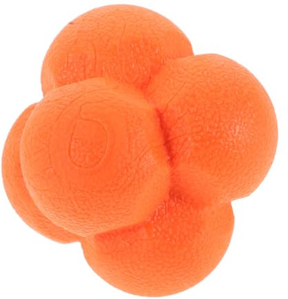 BESPORTBLE Sechseckiger Reaktionsball 7cm Aus Robustem Gummi Reaktions Und Koordinationstraining Für Fußball Basketball Tennis Agilitäts Und Geschicklichkeitsball Für Sportler Und Teamtraining